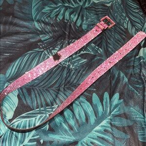 Pink Rhinestone Women's Belt - Sparkling Accessory